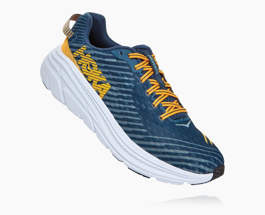 Hoka One One Rincon Löparskor Herr - Marinblå/Vita - MAWEZ-6587